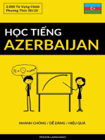 Học Tiếng Azerbaijan - Nhanh Chóng / Dễ Dàng / Hiệu Quả: 2.000 Từ Vựng Chính