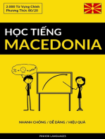 Học Tiếng Macedonia - Nhanh Chóng / Dễ Dàng / Hiệu Quả: 2.000 Từ Vựng Chính