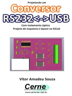 Projetando Um Conversor Rs232<->usb Com Isolamento Óptico Projeto De Esquema E Layout No Kicad