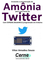 Enviando A Concentração De Amônia Para Uma Conta Do Twitter Com Esp8266 (nodemcu) Programado Em Arduino