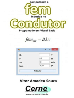 Computando A Fem Induzida No Condutor Programado Em Visual Basic