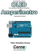 Apresentando No Display Oled Com Controlador Ssd1306 Para Medição De Amperímetro Programado No Arduino