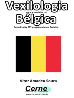 Vexilologia Para A Bandeira Da Bélgica Com Display Tft Programado No Arduino