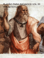 Platão Para Iniciados Vol 20 Theaetetus