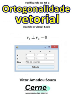 Verificando No R3 A Ortogonalidade Vetorial Usando O Visual Basic