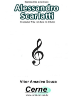 Reproduzindo A Música De Alessandro Scarlatti Em Arquivo Wav Com Base No Arduino