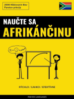 Naučte sa Afrikánčinu - Rýchlo / Ľahko / Efektívne: 2000 Kľúčových Slov