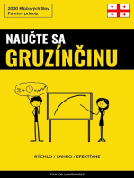 Naučte sa Gruzínčinu - Rýchlo / Ľahko / Efektívne: 2000 Kľúčových Slov