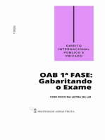 Direito Internacional Público E Privado - Oab 1ª Fase