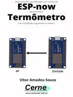 Desenvolvendo Uma Aplicação Com O Protocolo Esp-now Para Monitorar Termômetro Com O Esp8266 Programado No Arduino