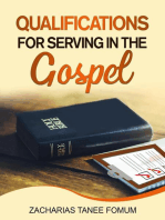 Qualifications For Serving in The Gospel: Leading God's people, #22