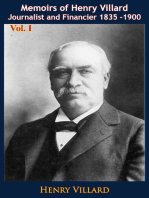 Memoirs of Henry Villard Journalist and Financier 1835 -1900 Vol. I