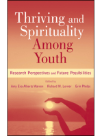 Thriving and Spirituality Among Youth: Research Perspectives and Future Possibilities