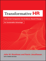 Transformative HR: How Great Companies Use Evidence-Based Change for Sustainable Advantage