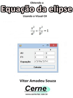 Obtendo A Equação Da Elipse Usando O Visual C#