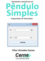 Calculando O Período De Um Pêndulo Simples Programado Em Visual Basic