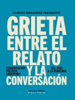 Grieta entre el relato y la conversación