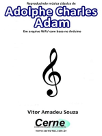 Reproduzindo Música Clássica De Adolphe Charles Adam Em Arquivo Wav Com Base No Arduino