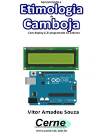 Apresentando A Etimologia De Camboja Com Display Lcd Programado No Arduino