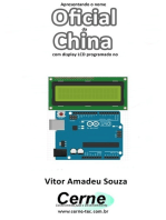 Apresentando O Nome Oficial Da China Com Display Lcd Programado No Arduino