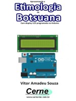 Apresentando A Etimologia De Botsuana Com Display Lcd Programado No Arduino