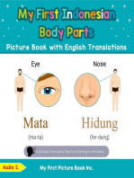 My First Indonesian Body Parts Picture Book with English Translations: Teach & Learn Basic Indonesian words for Children, #7