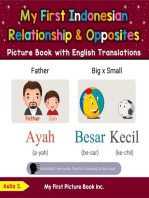 My First Indonesian Relationships & Opposites Picture Book with English Translations: Teach & Learn Basic Indonesian words for Children, #11