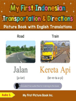 My First Indonesian Transportation & Directions Picture Book with English Translations: Teach & Learn Basic Indonesian words for Children, #12