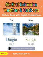 My First Indonesian Weather & Outdoors Picture Book with English Translations: Teach & Learn Basic Indonesian words for Children, #8