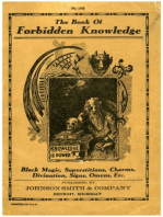 The Book Of Forbidden Knowledge(reprint)