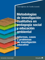 Metodologías de investigación cualitativa en pedagogía social: Informes, casos y problemas de investigación educativa