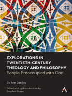 Explorations in Twentieth-century Theology and Philosophy: People Preoccupied with God