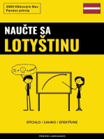 Naučte sa Lotyštinu - Rýchlo / Ľahko / Efektívne: 2000 Kľúčových Slov