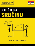 Naučte sa Srbčinu - Rýchlo / Ľahko / Efektívne: 2000 Kľúčových Slov