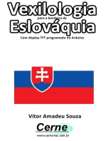 Vexilologia Para A Bandeira Da Eslováquia Com Display Tft Programado No Arduino