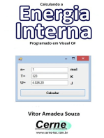 Calculando A Energia Interna Programado Em Visual C#