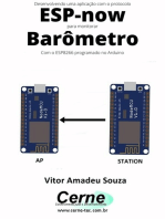 Desenvolvendo Uma Aplicação Com O Protocolo Esp-now Para Monitorar Barômetro Com O Esp8266 Programado No Arduino