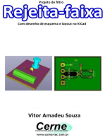 Projeto De Filtro Rejeita-faixa Com Desenho De Esquema E Layout No Kicad