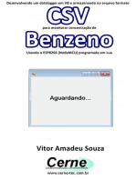 Desenvolvendo Um Datalogger Em Vb E Armazenando No Arquivo Formato Csv Para Monitorar Concentração De Benzeno Usando O Esp8266 (nodemcu) Programado Em Lua