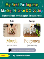 My First Portuguese Money, Finance & Shopping Picture Book with English Translations