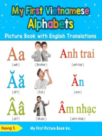 My First Vietnamese Alphabets Picture Book with English Translations: Teach & Learn Basic Vietnamese words for Children, #1