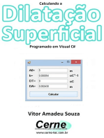 Calculando A Dilatação Superficial Programado Em Visual C#