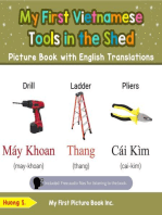 My First Vietnamese Tools in the Shed Picture Book with English Translations