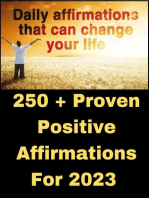 250+ Proven Positive Affirmations For 2023