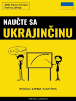 Naučte sa Ukrajinčinu - Rýchlo / Ľahko / Efektívne: 2000 Kľúčových Slov