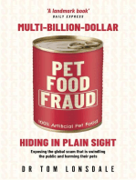 Multi-Billion-Dollar Pet Food Fraud: Hiding in Plain Sight