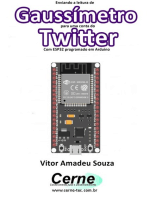 Enviando A Medição De Um Gaussímetro Para Uma Conta Do Twitter Com Esp32 Programado Em Arduino
