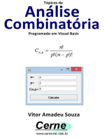 Tópicos De Análise Combinatória Programado Em Visual Basic