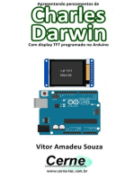 Apresentando Pensamentos De Charles Darwin Com Display Tft Programado No Arduino