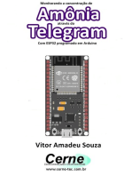 Monitorando A Concentração De Amônia Através Do Telegram Com Esp32 Programado Em Arduino